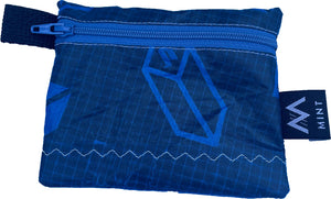 Geo Blue. Mini Pouch.