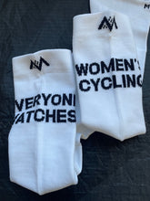 Load image into Gallery viewer, Everyone Watches Women's Cycling - white 7"